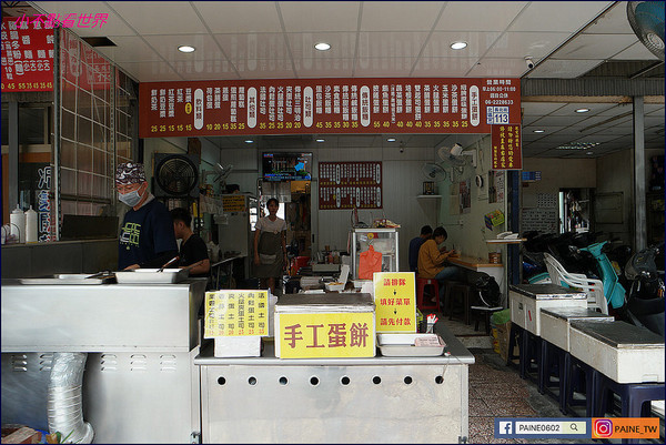 ▲台南傳統飯糰特製蛋餅專賣店。（圖／小不點paine）