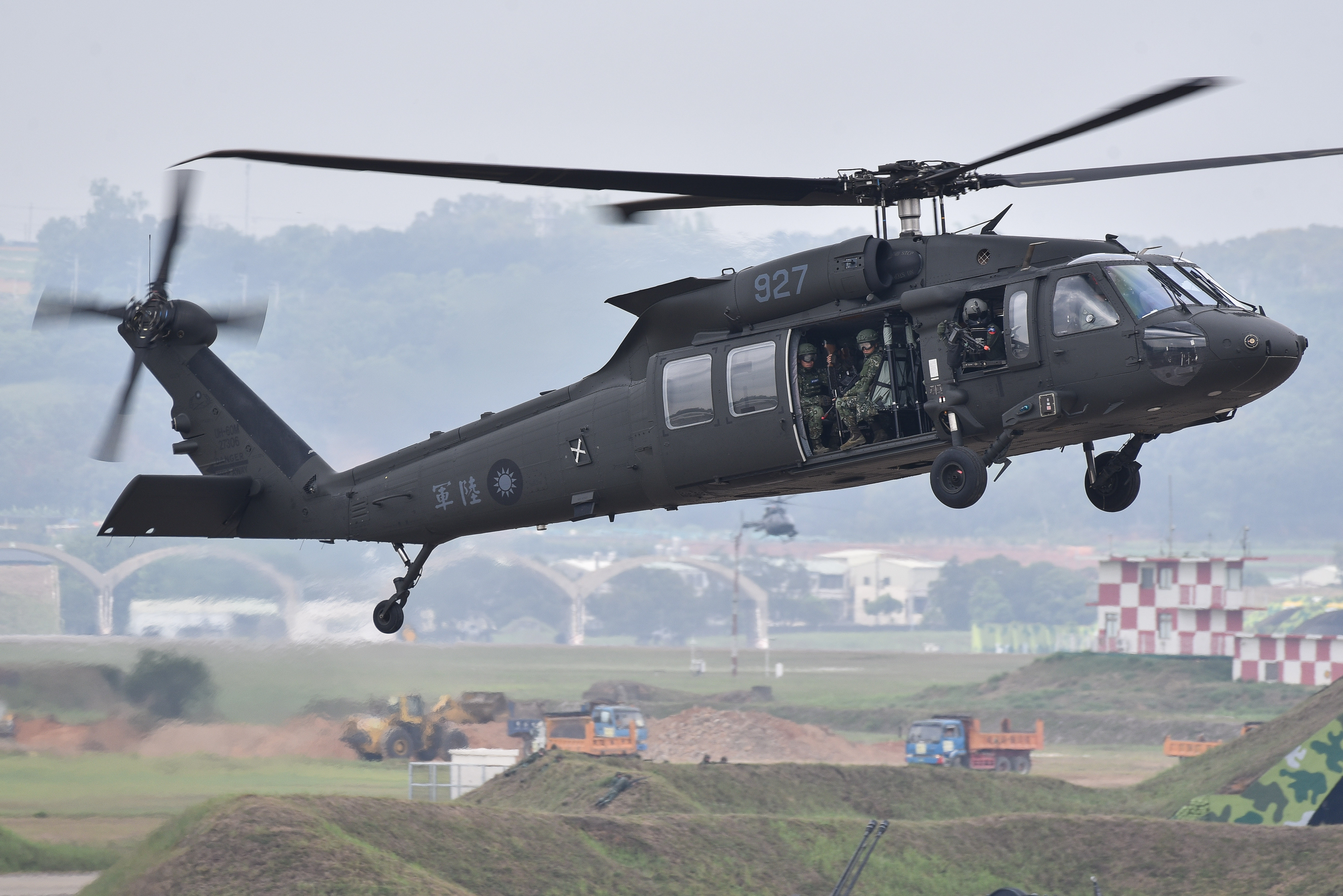 ▲▼漢光34號演習,UH-60M,黑鷹直升機。（圖／記者李毓康攝）