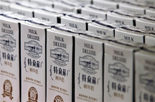 ▲世足贊助商中國品牌蒙牛乳業          。（圖／達志影像／美聯社）
