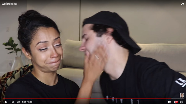 ▲▼網紅CP　David Dobrik、Liza Koshy分手被封史上最甜。（圖／翻攝自YouTube、David Dobrik  IG）