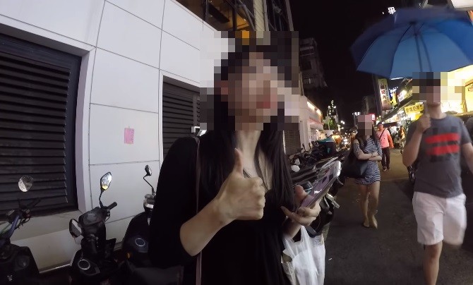 ▲被偷拍的台灣女生出面打臉洋腸尼克。（圖／翻攝自網路）