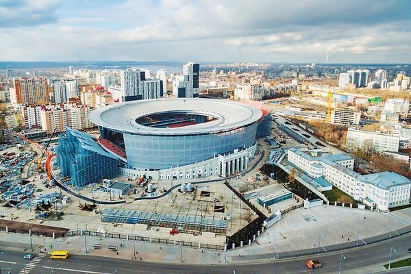 葉卡捷琳堡中央體育場 Ekaterinburg Stadium（翻攝自網路）
