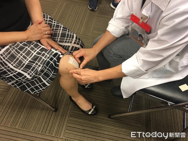 ▲疤痕增生,蟹足腫,傷口治療。（圖／記者嚴云岑攝）