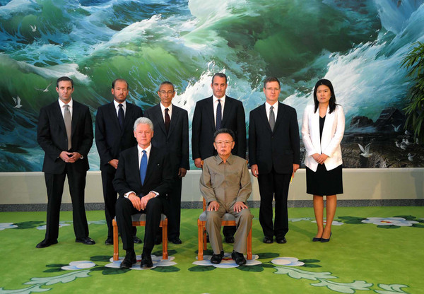 ▲▼美國前總統柯林頓2009年拜訪北韓。（圖／美聯社）