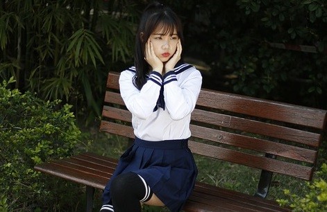 ▲學生妹,學生,正妹,女孩,高中生。（圖／翻攝自pixabay）