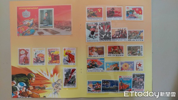 ▲北韓已片面開放觀光，官方推出錢幣、郵票等紀念品供遊客選購。▼（圖／田曉提供）