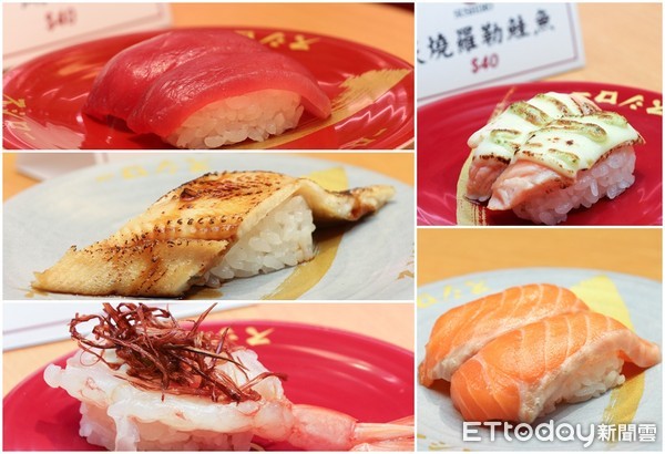 ▲壽司郎這5款壽司在日本人氣最高。（圖／記者黃士原攝）
