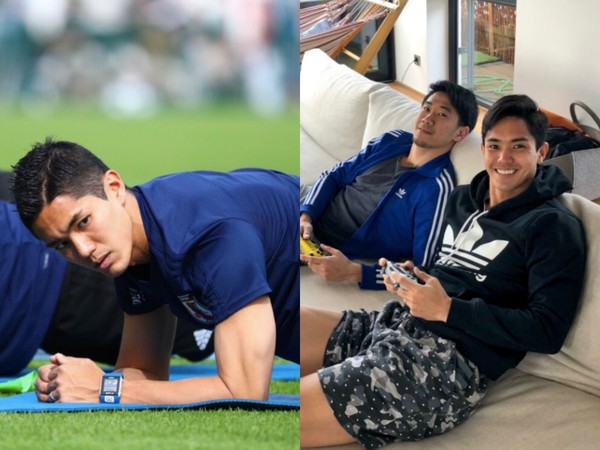 ▲2018世足賽日本隊帥哥武藤嘉紀（Yoshinori Muto）（圖／翻攝自yoshimuto18 Twitter）