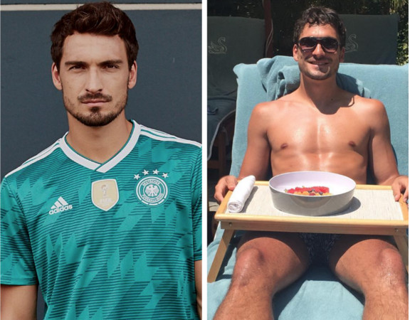 德國──胡梅爾斯(Mats Hummels)（圖／翻攝自IG：aussenrist15）