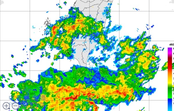 ▲▼。（圖／氣象局雷達回波圖）