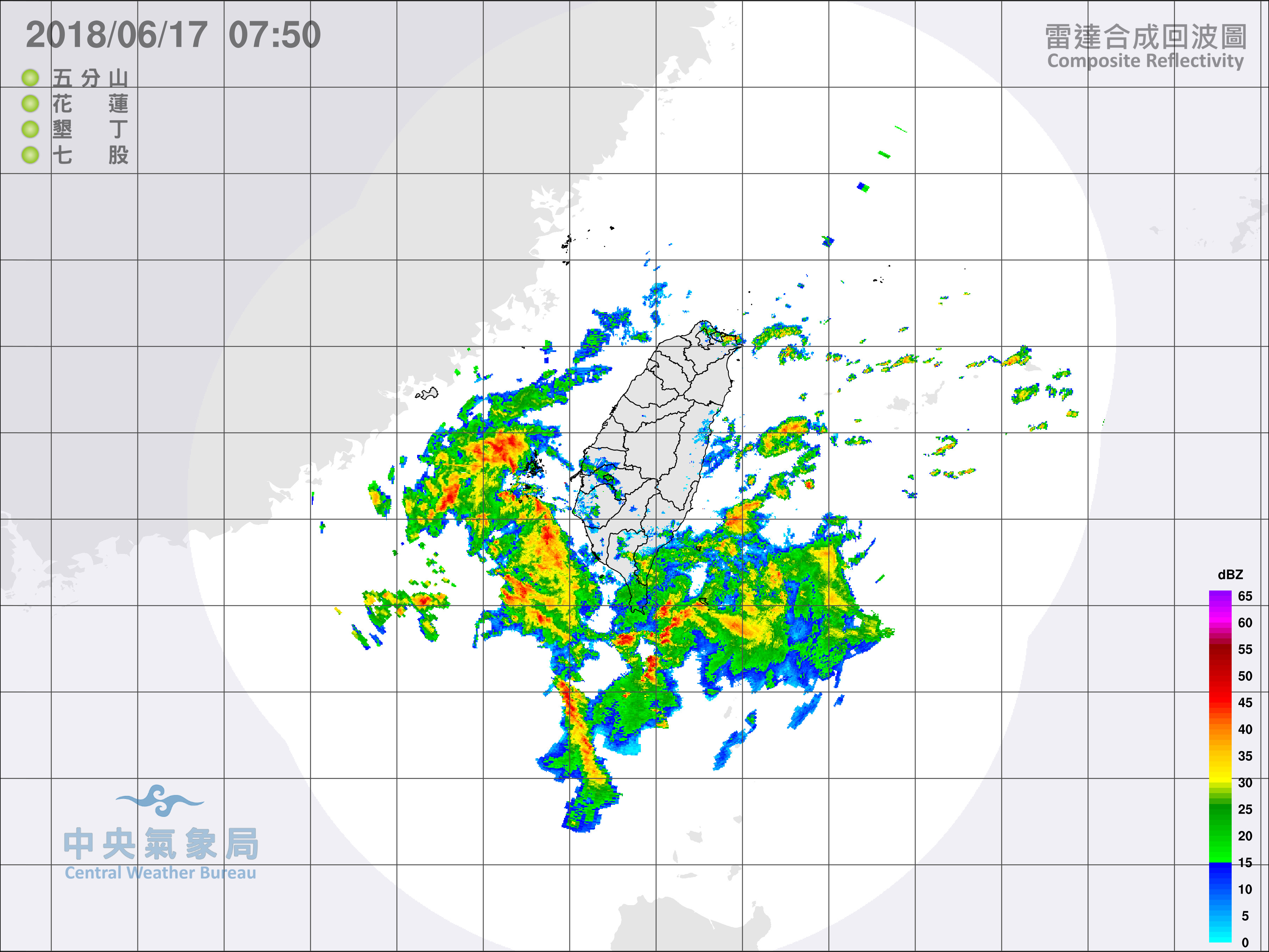 ▲今明小心豪大雨！「滯留鋒+西南氣流」橫掃全台　降雨轉趨明顯。（圖／中央氣象局）