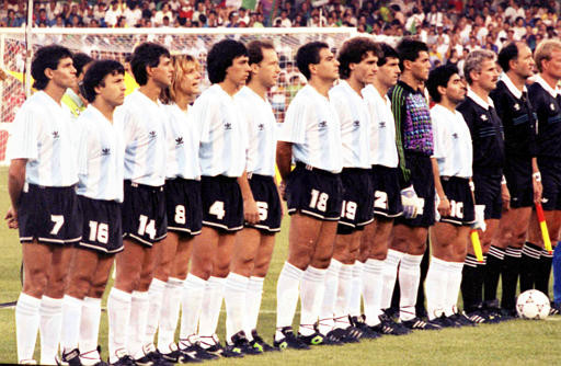 ▲▼1990年的阿根廷隊。（圖／達志影像／美聯社）