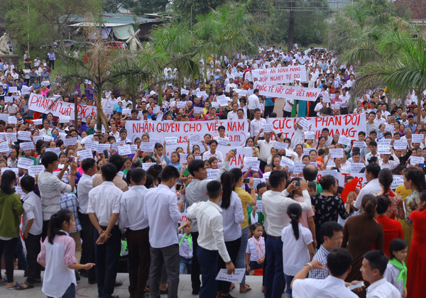 ▲▼越南,抗議,示威。（圖／路透）