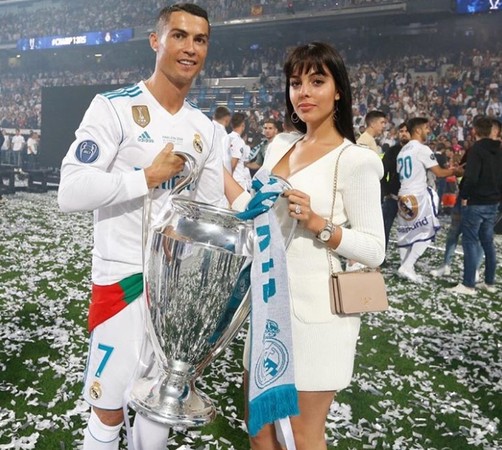 C羅（Cristiano Ronaldo）和Georgina Rodriguez。（圖／翻攝自Cristiano Ronaldo IG）