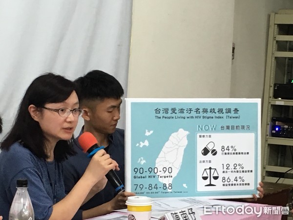 ▲▼台灣愛滋污名與歧視調查發佈記者會。（圖／記者洪巧藍攝）
