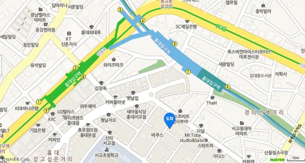 ▲《金秘書》拍攝地點。（圖／翻攝自Naver Map）