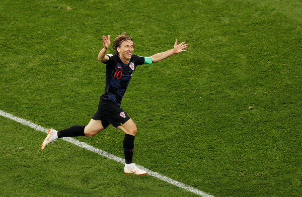 ▲2018世足賽，阿根廷vs.克羅埃西亞，莫德里奇(Luka Modric)。（圖／路透社）