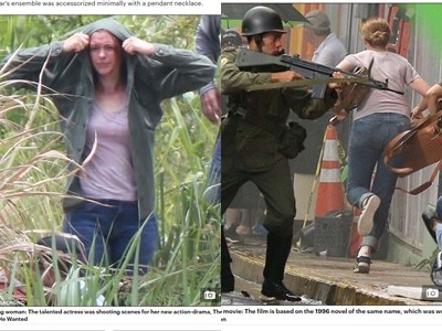 ▲安海瑟薇（Anne Hathaway）新片照片首爆光。（圖／翻攝自每日郵報）