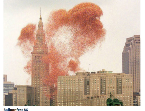▲▼ 1986年，美國俄亥俄州一場慈善活動，150萬顆氣球同時升空，最後卻是一場大災難。（圖／翻攝自Unusual Interesting）