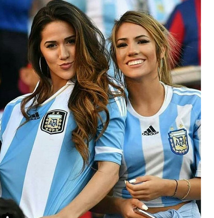 ▲阿根廷女球迷。（圖／截至IG #Messi）