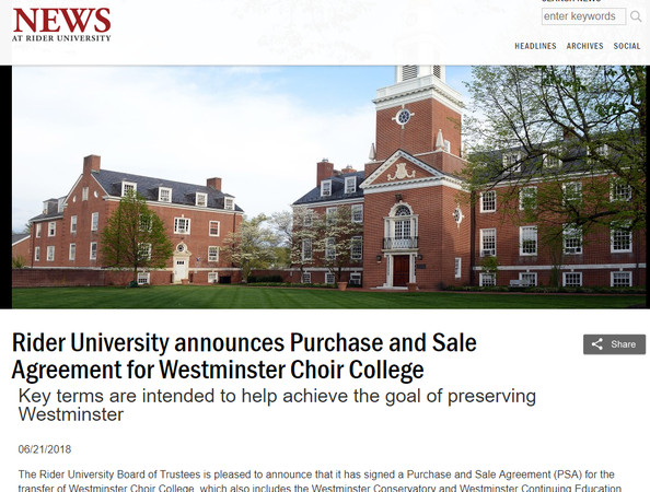 ▲威斯敏斯特合唱團學院Westminster Choir College  。（圖／翻攝自Westminster Choir College官網）