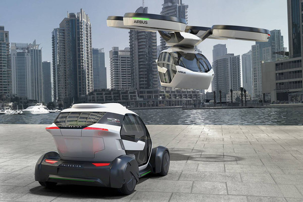 ▲奧迪聯手空中巴士打造「空中計程車」！交通3D化地面不塞車。（圖／翻攝自Audi）