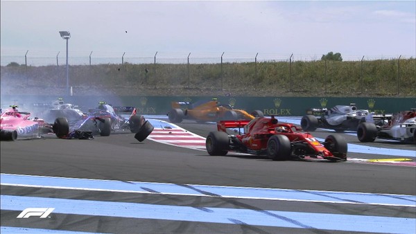 ▲F1／Vettel一路追趕，Hamilton法國站後重回積分領先。（圖／翻攝自Formula 1）