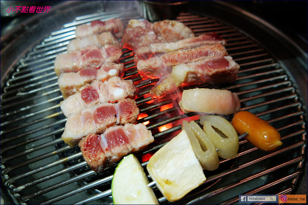 ▲韓國 三岔口肉舖。（圖／小不點Paine）
