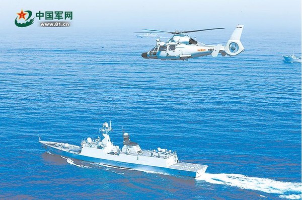 ▲▼解放軍054A型飛彈護衛艦「益陽號」。（圖／翻攝自中國軍網）