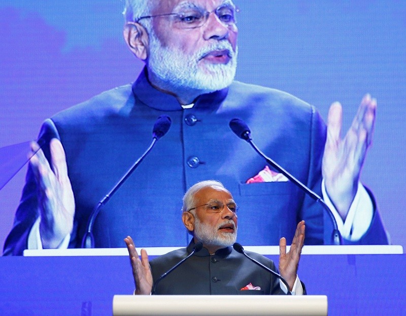 ▲印度總理莫迪發表和塞席爾合作聲明。（圖／路透社）