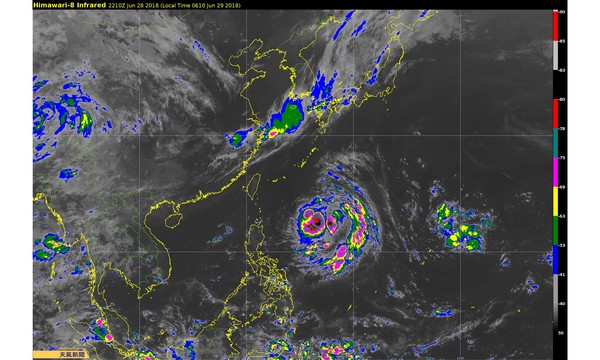 ▲▼ 今年第7號颱風「巴比倫」形成，不過不會直接影響到台灣。（圖／翻攝自氣象達人彭啟明臉書）