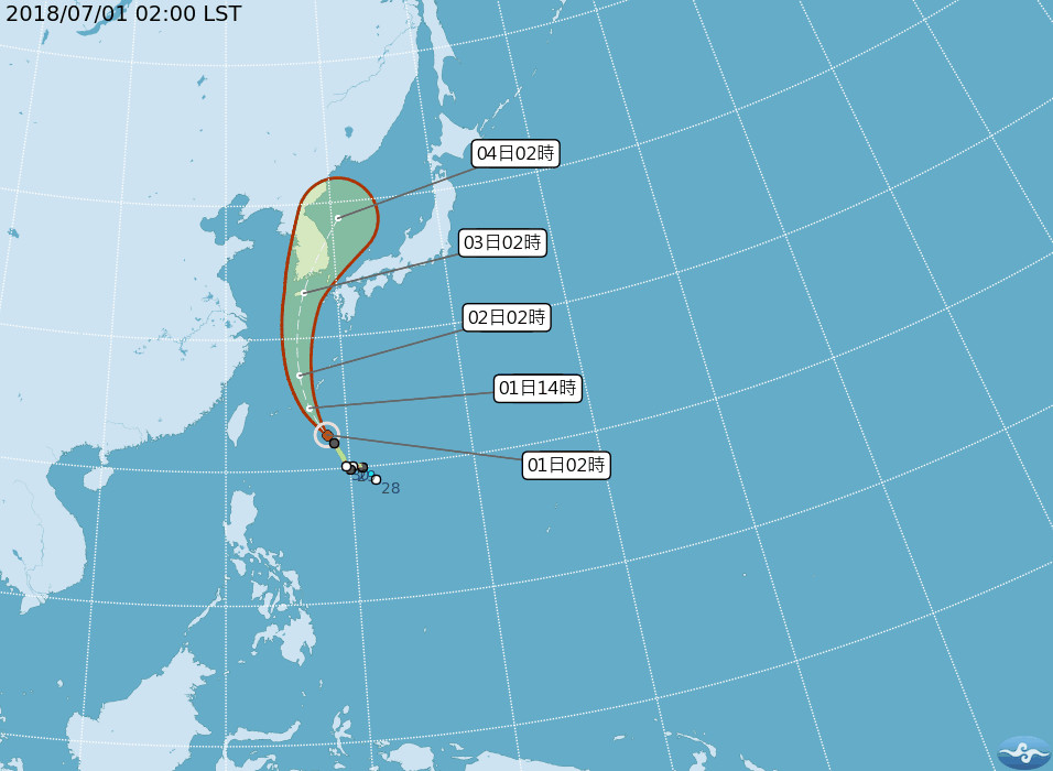 天氣圖。（圖／氣象局）