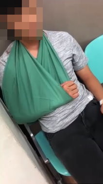 重機騎士亡，少年在醫院滑手機被質問。（圖／翻攝「台灣新聞記者聯盟資訊平台」臉書社團）