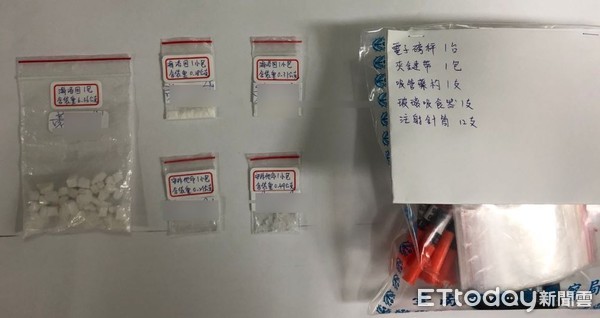 ▲台南市警四分局破獲販毒吸毒案，將犯嫌移送法辦。（圖／記者林悅翻攝，下同）