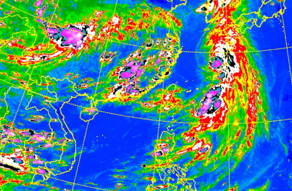 ▲▼中颱巴比侖颱風。（圖／中央氣象局）