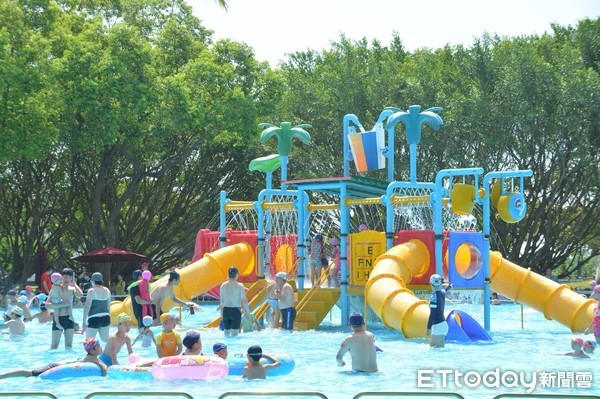 花蓮知卡宣綠森林親水公園戲水暑期活動「知卡宣清涼玩一夏」1日熱鬧開幕。（圖／花蓮縣政府提供）