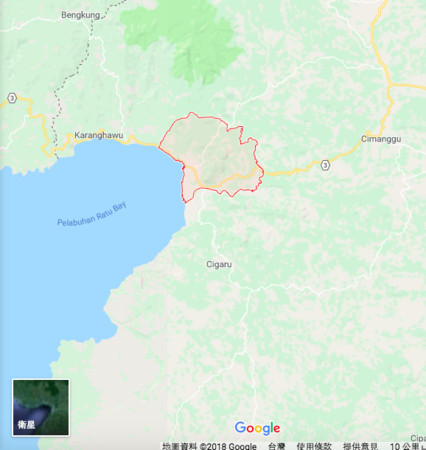 ▲▼西爪哇蘇甲巫眉皇后港。（圖／翻攝自Google Map）