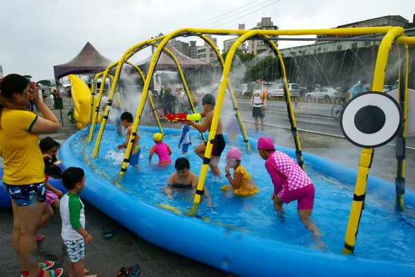 ▲水道新月節。（圖／新北市政府高灘地工程管理處提供。）