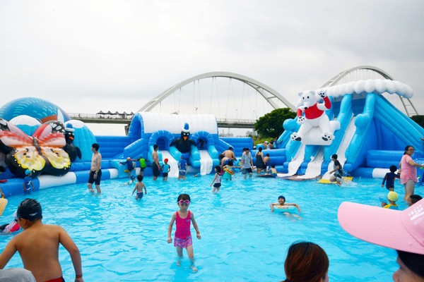 ▲水道新月節。（圖／新北市政府高灘地工程管理處提供。）