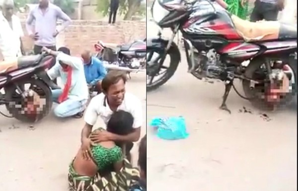 「腳卡車輪」嬰兒被捲入夾死　手滑母親崩潰痛哭。（圖／翻攝自印度Tamil News）
