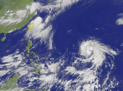 瑪莉亞颱風。（圖／氣象局）