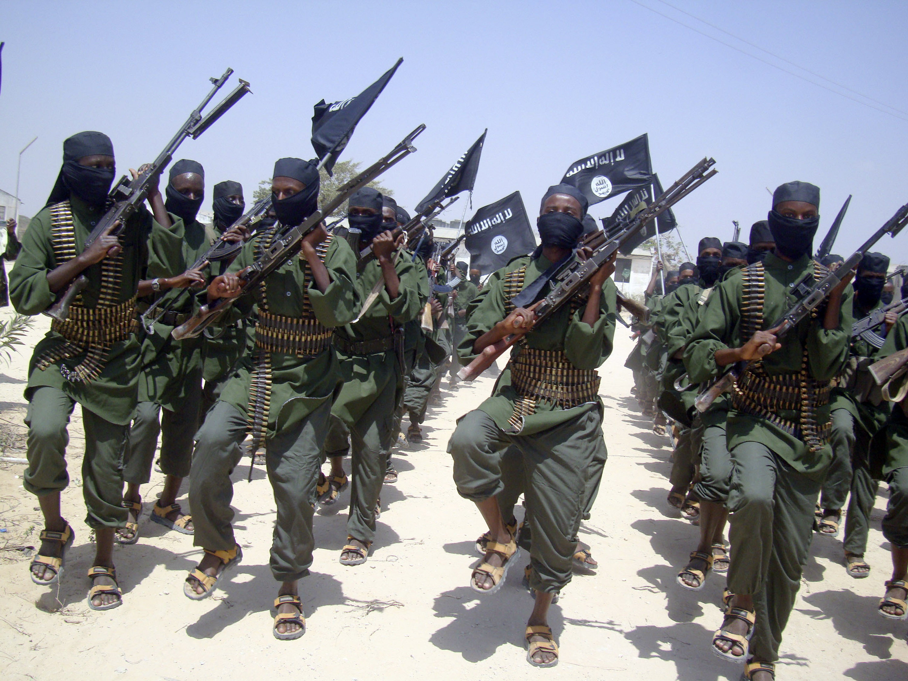 ▲▼索馬利亞激進組織青年軍（al-Shabab）。（圖／達志影像／美聯社）