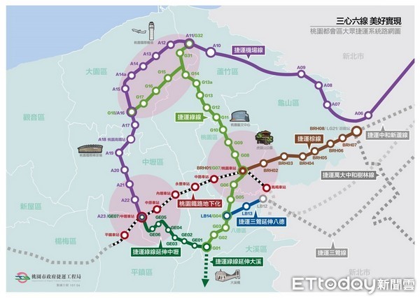 ▲桃園市政府捷運局針對綠捷用地取得提出說明。（圖／捷運局提供）