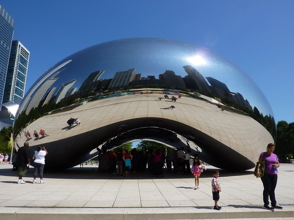▲芝加哥公共藝術「雲門」。（圖／pixabay）