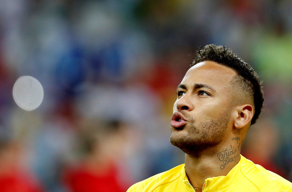 ▲2018世足賽, 巴西VS比利時。內馬爾(Neymar)（圖／路透社）