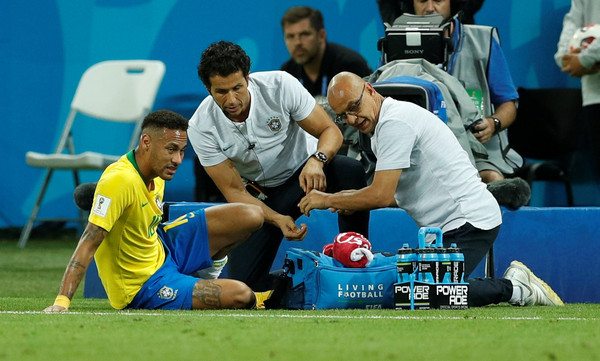 ▲2018世足賽, 巴西VS比利時。內馬爾(Neymar)（圖／路透社）