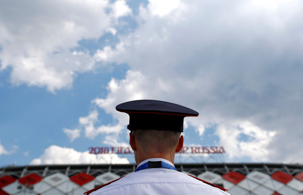 ▲俄羅斯軍警為世界盃安危把關。（圖／路透）