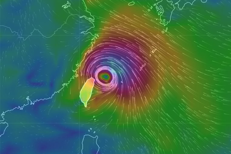 瑪莉亞颱風。（圖／氣象局）