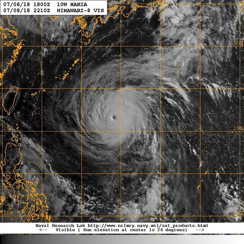 瑪莉亞颱風。（圖／NAVY）