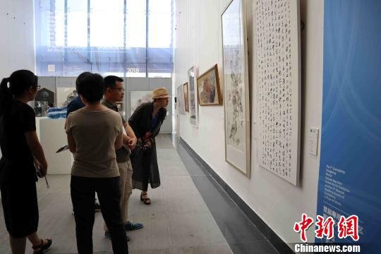 ▲▼粵港澳大灣區高校美術作品展。（圖／翻攝自中新網）